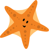 Animated starfish